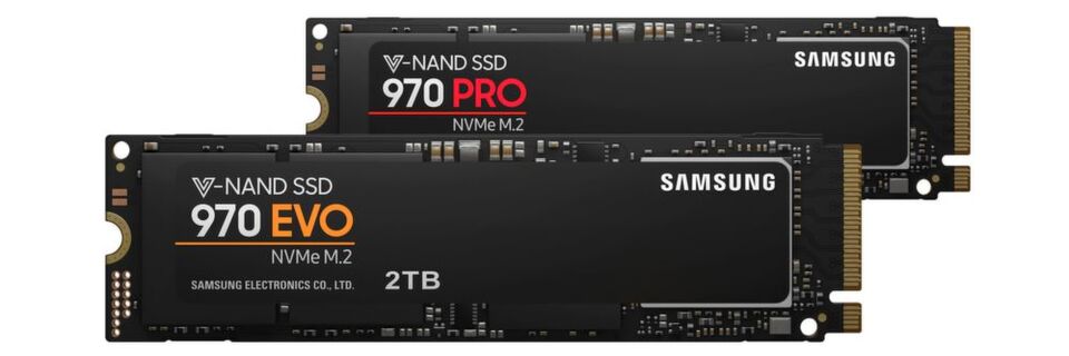 Samsung verspricht für die NVMe-SSDs der 970er-Serie ein schnelleres Schreiben und mehr Ausdauer. Samsung verspricht für die NVMe-SSDs der 970er-Serie ein schnelleres Schreiben und mehr Ausdauer.
