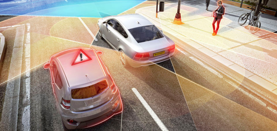 Lidar-Sensoren im Einsatz: Zentrales Anwendungsgebiet der Lidar-Technik ist jedoch aktuell die Entwicklung von Systemen für autonome Fahrzeuge im öffentlichen Straßenverkehr. Lidar-Sensoren im Einsatz: Zentrales Anwendungsgebiet der Lidar-Technik ist jedoch aktuell die Entwicklung von Systemen für autonome Fahrzeuge im öffentlichen Straßenverkehr.
