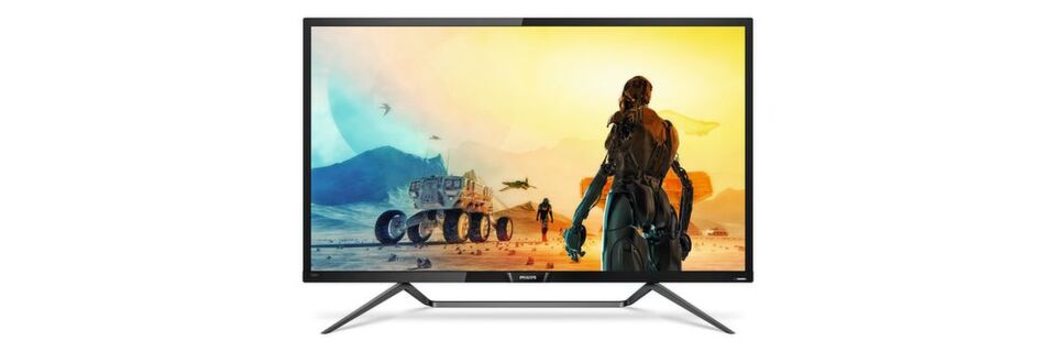 Mit 43 Zoll Diagonale erreicht der Philips-Monitor 436M6VBPAB bereits TV-Ausmaße. Das 4K-Display wurde auch für die Nutzung als Home-Entertainment-Gerät entwickelt. Mit 43 Zoll Diagonale erreicht der Philips-Monitor 436M6VBPAB bereits TV-Ausmaße. Das 4K-Display wurde auch für die Nutzung als Home-Entertainment-Gerät entwickelt.