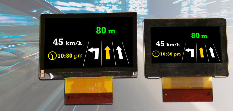 Head-up-Displays sind extremen Anforderungen im Fahrzeug ausgesetzt. Die LC-Displays sind für Temperaturen zwischen -40 bis 105 °C ausgelegt. Head-up-Displays sind extremen Anforderungen im Fahrzeug ausgesetzt. Die LC-Displays sind für Temperaturen zwischen -40 bis 105 °C ausgelegt.