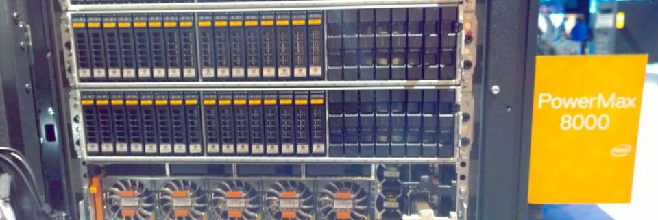 Das All-Flash-Array Powermax 8000 ist das neue Storage-Flaggschiff von Dell EMC. Es ist auch für kommende Technologien wie Storage Class Memory und NVMe-over-Fabric vorbereitet. Das All-Flash-Array Powermax 8000 ist das neue Storage-Flaggschiff von Dell EMC. Es ist auch für kommende Technologien wie Storage Class Memory und NVMe-over-Fabric vorbereitet.