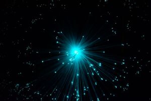 Blitzschnell: Antiferromagnetische Speicher lassen sich mit Lichtimpulsen direkt beschreiben. Blitzschnell: Antiferromagnetische Speicher lassen sich mit Lichtimpulsen direkt beschreiben.