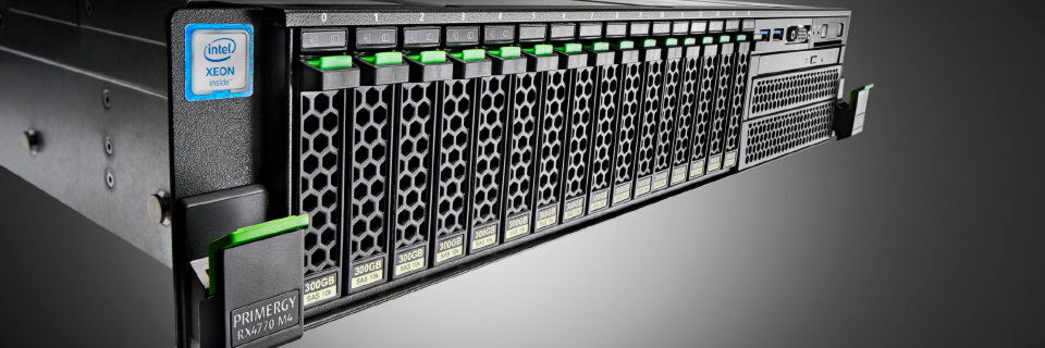 Eins von zahlreichen Fujitsu-Primergy-M4-Modellen Eins von zahlreichen Fujitsu-Primergy-M4-Modellen
