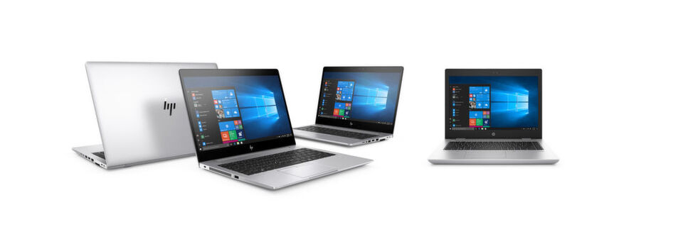 Die vier Business-Notebooks von HP basieren auf Ryzen-Pro-Prozessoren von AMD. Die Mobile-CPUs sind mit zusätzlichen Sicherheitsfunktionen ausgerüstet. Die vier Business-Notebooks von HP basieren auf Ryzen-Pro-Prozessoren von AMD. Die Mobile-CPUs sind mit zusätzlichen Sicherheitsfunktionen ausgerüstet.