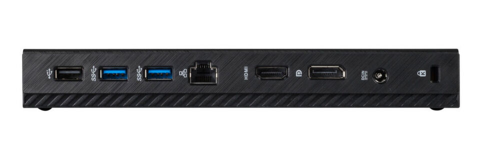 Die Mini-PCs Businessline S3132, S3152 und S3172 von Bluechip sind nur 2,7 cm dick und lassen sich so auch gut auf der Rückseite eines Monitors befestigen. Die Mini-PCs Businessline S3132, S3152 und S3172 von Bluechip sind nur 2,7 cm dick und lassen sich so auch gut auf der Rückseite eines Monitors befestigen.