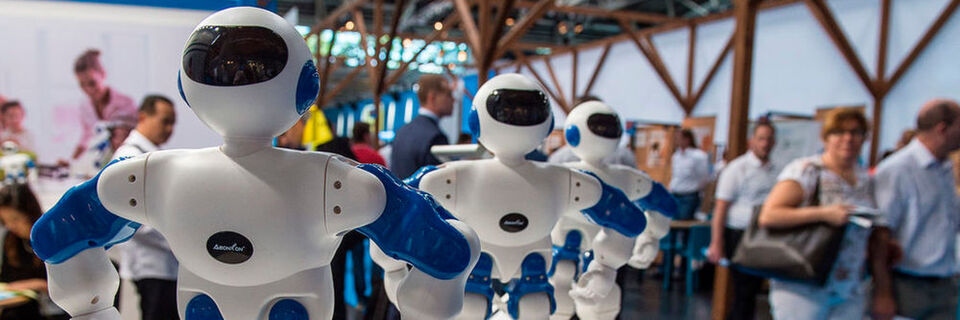 Auf der Automatica dreht sich alles um die neuesten Trends aus der Robotik und Automatisierung. Wie aktuell das Thema ist, zeigt der Automatica Trend Index 2018. Auf der Automatica dreht sich alles um die neuesten Trends aus der Robotik und Automatisierung. Wie aktuell das Thema ist, zeigt der Automatica Trend Index 2018.