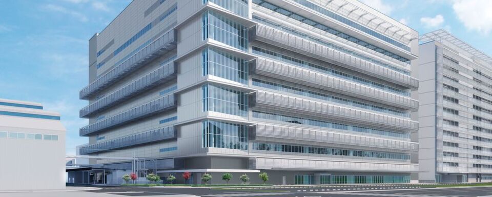 Das geplante Gebäude von Toyota für die Fertigung von Brennstoffzellen-Stacks. Das geplante Gebäude von Toyota für die Fertigung von Brennstoffzellen-Stacks.