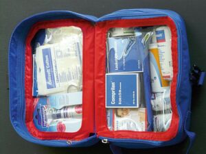Der BV-Med rät, regelmäßig einen Blick ins Innere des Verbandkastens zu werfen: Steril verpackte Kompressen und andere sterile Inhaltsteile haben ein Verfalldatum, denn die Lebensdauer ihrer Verpackungen ist aufgrund längerer Phasen mit sommerlicher Hitze oder frostigen Wintertemperaturen begrenzt. Der BV-Med rät, regelmäßig einen Blick ins Innere des Verbandkastens zu werfen: Steril verpackte Kompressen und andere sterile Inhaltsteile haben ein Verfalldatum, denn die Lebensdauer ihrer Verpackungen ist aufgrund längerer Phasen mit sommerlicher Hitze oder frostigen Wintertemperaturen begrenzt.