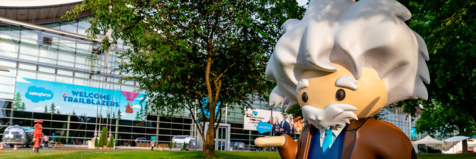 Neue Kunden, viele Partner: Salesforce bläst zur „vierten industriellen Revolution“ und kündigt weitere Rechenzentrumskapazitäten in Deutschland an. Im Bild: Salesforce Einstein weist auf der Cebit den Weg zur Halle 9 und in den Salesforce Park im Außenbereich. Neue Kunden, viele Partner: Salesforce bläst zur „vierten industriellen Revolution“ und kündigt weitere Rechenzentrumskapazitäten in Deutschland an. Im Bild: Salesforce Einstein weist auf der Cebit den Weg zur Halle 9 und in den Salesforce Park im Außenbereich.