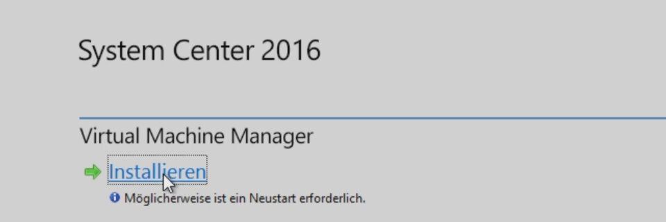 Bei der Installation und Konfiguration von SCVMM gibt es einiges zu beachten. Bei der Installation und Konfiguration von SCVMM gibt es einiges zu beachten.