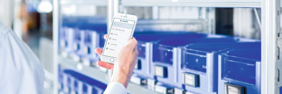 Mit ARIMS Mobile erfassen Anwender in der Produktion und Montage sowie dem Einkauf und der Verwaltung sämtliche Artikel und Lieferungen ihres Bossard Logistiksystems auf einen Blick. Mit ARIMS Mobile erfassen Anwender in der Produktion und Montage sowie dem Einkauf und der Verwaltung sämtliche Artikel und Lieferungen ihres Bossard Logistiksystems auf einen Blick.