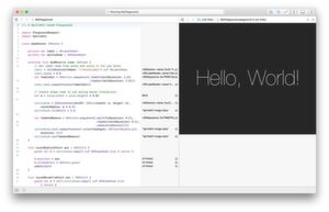 Swift greift auf diverse systemspezifische Bibliotheken von Apple-Plattformen zu. Swift greift auf diverse systemspezifische Bibliotheken von Apple-Plattformen zu.