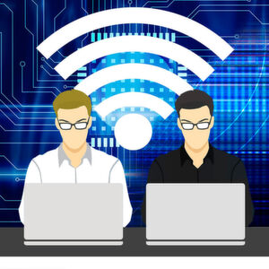 Ein Evil Twin ist ein Rogue Access Point in einem drahtlosen Netzwerk. Ein Evil Twin ist ein Rogue Access Point in einem drahtlosen Netzwerk.