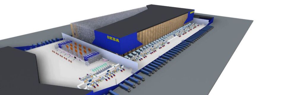 So soll das neue Distributionszentrum von Ikea in Montreal einmal aussehen. So soll das neue Distributionszentrum von Ikea in Montreal einmal aussehen.