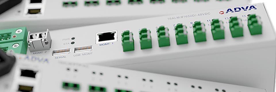 ADVA ALM ist ein Netzelement zur Absicherung von Glasfaserdiensten. ADVA ALM ist ein Netzelement zur Absicherung von Glasfaserdiensten.