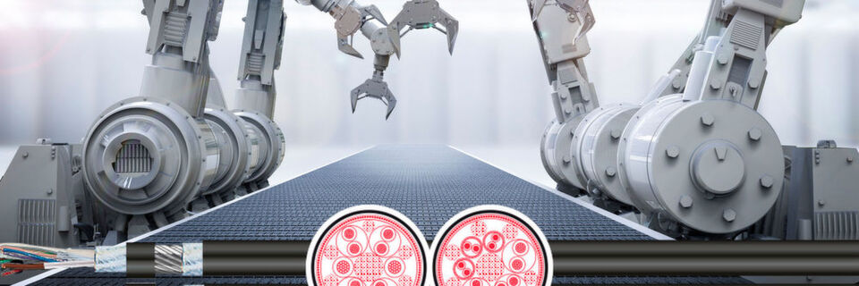 Königsklasse: die Kinematics 3D-Serie hat TKD eigens für das Highend-Segment Roboterkabel entwickelt. Königsklasse: die Kinematics 3D-Serie hat TKD eigens für das Highend-Segment Roboterkabel entwickelt.