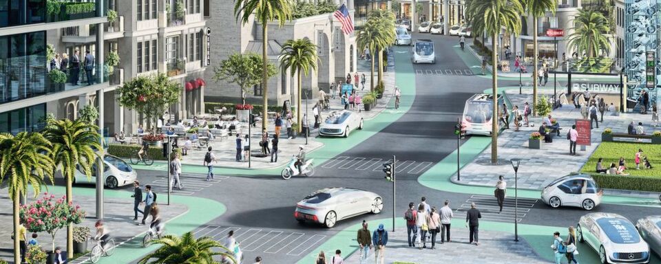 Bosch und Daimler wollen in einer Großstadt an der kalifornischen Küste das vollautomatisierte Fahren testen. Bosch und Daimler wollen in einer Großstadt an der kalifornischen Küste das vollautomatisierte Fahren testen.