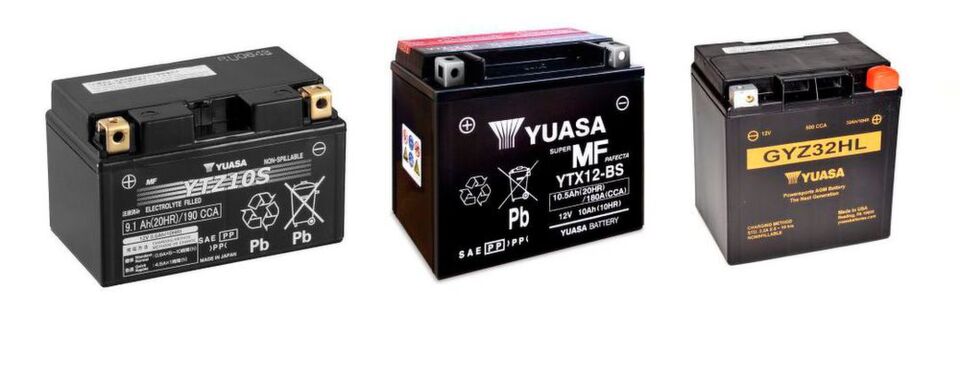 Die Trademark-Batterien werden laut Hersteller zusammen mit Motorradherstellern entwickelt, um die spezifischen Anforderungen der Fahrzeuge zu erfüllen. Die Trademark-Batterien werden laut Hersteller zusammen mit Motorradherstellern entwickelt, um die spezifischen Anforderungen der Fahrzeuge zu erfüllen.