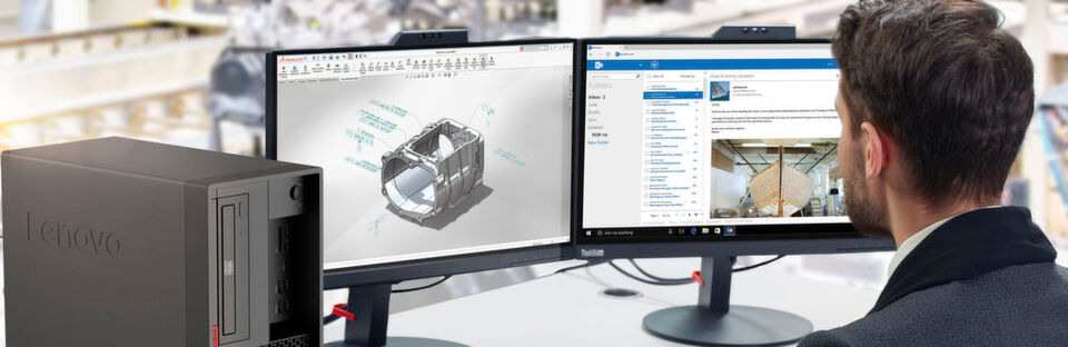 Die neuen ThinkStation-P330-Modelle arbeiten mit Intel Xeon E- und Core-Prozessoren der 8. Generation. Die neuen ThinkStation-P330-Modelle arbeiten mit Intel Xeon E- und Core-Prozessoren der 8. Generation.