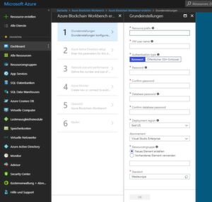 In Microsoft Azure stehen über den Azure Marketplace diverse Blockchain-Dienste zur Verfügung, auch lassen sich hier eigene Anwendungen für Blockchain nutzen. In Microsoft Azure stehen über den Azure Marketplace diverse Blockchain-Dienste zur Verfügung, auch lassen sich hier eigene Anwendungen für Blockchain nutzen.