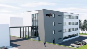 So soll das neue Verwaltungsgebäude der EWM AG nach seiner Fertigstellung aussehen: 80 Mitarbeiter sollen dann in dem nach neuesten Erkenntnissen in der Energie- und Gebäudetechnik ausgestatteten Bürokomplex einen Arbeitsplatz finden. So soll das neue Verwaltungsgebäude der EWM AG nach seiner Fertigstellung aussehen: 80 Mitarbeiter sollen dann in dem nach neuesten Erkenntnissen in der Energie- und Gebäudetechnik ausgestatteten Bürokomplex einen Arbeitsplatz finden.