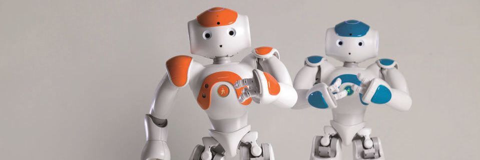 NAO: Der Roboterassistent von SoftBank Robotics ist ein ansprechender, interaktiver und hoch anpassbarer Roboterassistent. NAO: Der Roboterassistent von SoftBank Robotics ist ein ansprechender, interaktiver und hoch anpassbarer Roboterassistent.