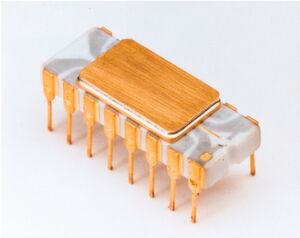 Der Intel 4004 war der erste serienmäßig hergestellte Microprozessor der Welt und heute ein gesuchtes Sammlerstück. Der Intel 4004 war der erste serienmäßig hergestellte Microprozessor der Welt und heute ein gesuchtes Sammlerstück.
