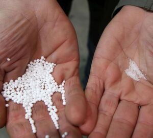 Der Schaumteilehersteller für den Verpackungsbereich Schlaadt in Lorch setzt bei der Verarbeitung von expandierbarem Polystyrol (EPS) und Polypropylen (EPP) jetzt auf drehzalgeregelte Schraubenkompressoren der GA-Baureihe von Atlas Copco. Mit den neuen Systemen, heißt es, wird die Herstellung anspruchsvoller geschäumter Komponenten energieeffizienter, weil sich die Kompressoren etwa dem Druckluftbedarf in der Produktion smart anpassen und mit einer Wärmerückgewinnungsfunktion arbeiten. Hier ein Vergleich von vorgeschäumten EPS-Kügelchen (links) und Rohmaterial in den Händen von Thomas Schmitt, dem verantwortlichen Anlagentechniker bei Schlaadt. Beim Vorschäumen verzwanzigfacht sich das Volumen des Ausgangsmaterials, erklärt er, und das natürlich bei gleichbleibendem Gewicht. Der Schaumteilehersteller für den Verpackungsbereich Schlaadt in Lorch setzt bei der Verarbeitung von expandierbarem Polystyrol (EPS) und Polypropylen (EPP) jetzt auf drehzalgeregelte Schraubenkompressoren der GA-Baureihe von Atlas Copco. Mit den neuen Systemen, heißt es, wird die Herstellung anspruchsvoller geschäumter Komponenten energieeffizienter, weil sich die Kompressoren etwa dem Druckluftbedarf in der Produktion smart anpassen und mit einer Wärmerückgewinnungsfunktion arbeiten. Hier ein Vergleich von vorgeschäumten EPS-Kügelchen (links) und Rohmaterial in den Händen von Thomas Schmitt, dem verantwortlichen Anlagentechniker bei Schlaadt. Beim Vorschäumen verzwanzigfacht sich das Volumen des Ausgangsmaterials, erklärt er, und das natürlich bei gleichbleibendem Gewicht.