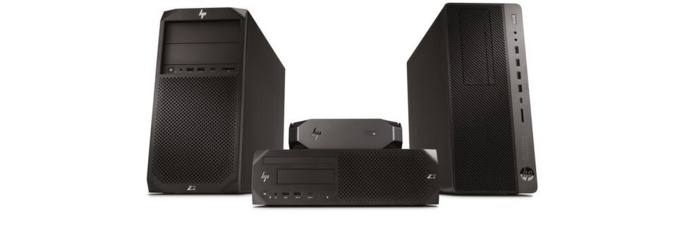 Neben den drei Workstations Z2 Mini, Z2 SFF und Z2 Power bringt HO noch eine Workstation Edition des EliteDesk 800. Alle sind mit Core- oder Xeon-E-Prozessoren der Coffee-Lake-Generation bestückt. Neben den drei Workstations Z2 Mini, Z2 SFF und Z2 Power bringt HO noch eine Workstation Edition des EliteDesk 800. Alle sind mit Core- oder Xeon-E-Prozessoren der Coffee-Lake-Generation bestückt.