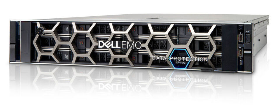 Bei der Appliance „IDPA DP4400“ von dell EMC handelt es sich um eine konvergente Datensicherungs-Appliance auf zwei Höheneinheiten auf der Basis von „Poweredge“-Servern der 14. Generation. Bei der Appliance „IDPA DP4400“ von dell EMC handelt es sich um eine konvergente Datensicherungs-Appliance auf zwei Höheneinheiten auf der Basis von „Poweredge“-Servern der 14. Generation.