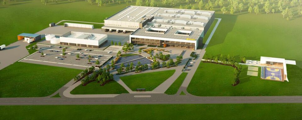 Energieeffizient und mit großem Sportcenter für die Mitarbeiter: So soll das Konzept des neuen Elektronikwerks sein. Energieeffizient und mit großem Sportcenter für die Mitarbeiter: So soll das Konzept des neuen Elektronikwerks sein.