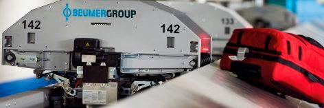 Die Beumer Group liefert für Flughäfen zum Beispiel ihre Hochgeschwindigkeits-Gepäckfördersysteme „Beumer autover“. Die Beumer Group liefert für Flughäfen zum Beispiel ihre Hochgeschwindigkeits-Gepäckfördersysteme „Beumer autover“.