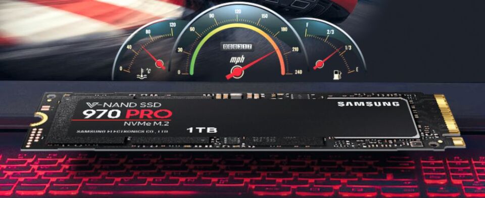 Lässt in Sachen Geschwindigkeit praktisch keine Wünsche offen: die NVMe-SSD 970 PRO. Lässt in Sachen Geschwindigkeit praktisch keine Wünsche offen: die NVMe-SSD 970 PRO.