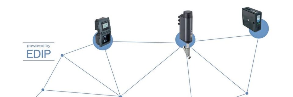 Die Geräteplattform EDIP stößt für alle intelligenten Bürkert-Geräte das Tor zur digitalen Vernetzung auf und bietet praxisgerechte Bedien- und Parametriermöglichkeiten. Die Geräteplattform EDIP stößt für alle intelligenten Bürkert-Geräte das Tor zur digitalen Vernetzung auf und bietet praxisgerechte Bedien- und Parametriermöglichkeiten.