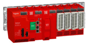 Mit seinem neuen SPS-System Modicon M580 Safety kombiniert Schneider Electric die Leistungsfähigkeit der Serie Modicon M580 mit einem sicherheitsgerichtetem Co-Prozessor. Mit seinem neuen SPS-System Modicon M580 Safety kombiniert Schneider Electric die Leistungsfähigkeit der Serie Modicon M580 mit einem sicherheitsgerichtetem Co-Prozessor.