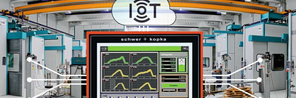 Wer Industrie 4.0 Daten erfassen und auswerten möchte, muss sich um eine praktikable Handhabung der Daten kümmern und kommt um eine Vernetzung der Produktionsanlagen nicht herum. Wer Industrie 4.0 Daten erfassen und auswerten möchte, muss sich um eine praktikable Handhabung der Daten kümmern und kommt um eine Vernetzung der Produktionsanlagen nicht herum.
