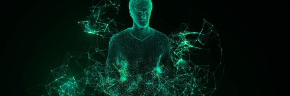 In einer 3D-Datenwolke konnten sich die Messebesucher bei Pepperl+Fuchs selbst sehen. Diese Pixelwolke symbolisiert Produktionsdaten, welche per NeoNeon-Cloud-System weltweit zur Verfügung gestellt werden – individualisierte Produktion in Losgröße 1. In einer 3D-Datenwolke konnten sich die Messebesucher bei Pepperl+Fuchs selbst sehen. Diese Pixelwolke symbolisiert Produktionsdaten, welche per NeoNeon-Cloud-System weltweit zur Verfügung gestellt werden – individualisierte Produktion in Losgröße 1.