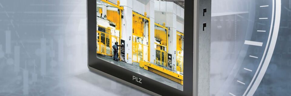 Mit Motion- und CNC-Funktionalität ausgestattet, übernimmt das Machine Interface PMI 6 primo von Pilz innerhalb einer Anlage die komplette Automatisierung inklusive Antriebssteuerung plus Visualisierung. Mit Motion- und CNC-Funktionalität ausgestattet, übernimmt das Machine Interface PMI 6 primo von Pilz innerhalb einer Anlage die komplette Automatisierung inklusive Antriebssteuerung plus Visualisierung.