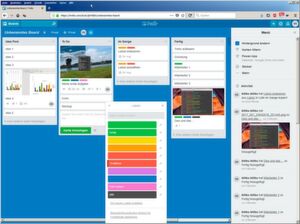 Trello ist schnell einsatzbereit und für kleine Teams auch in der kostenlosen Version nutzbar. Trello ist schnell einsatzbereit und für kleine Teams auch in der kostenlosen Version nutzbar.