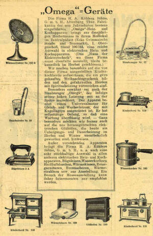 Eine Werbeanzeige aus dem Jahr 1929 – der Elektromarkt berichtet damals noch über Haushaltsgeräte für den täglichen Bedarf. Eine Werbeanzeige aus dem Jahr 1929 – der Elektromarkt berichtet damals noch über Haushaltsgeräte für den täglichen Bedarf.