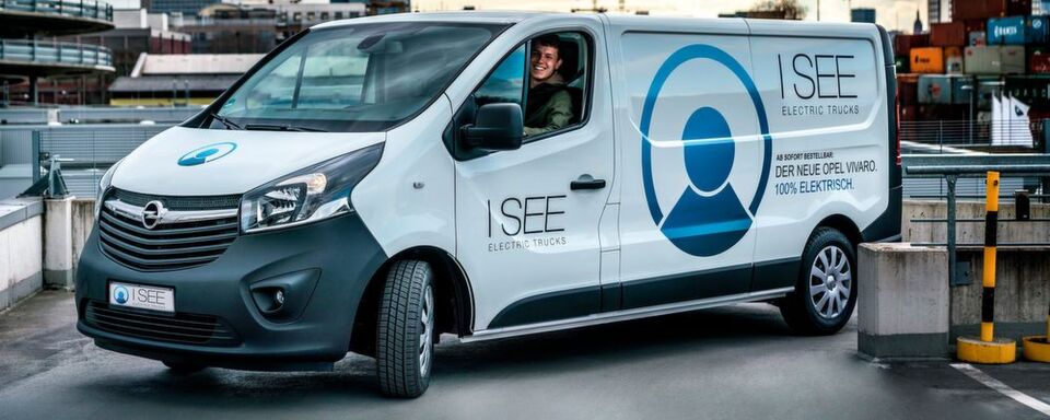 Vor allem im reinen Zustellverkehr sind elektrisch betriebene Transporter die Lösung für lokal emissionsfreie Logistik auf der „letzten Meile“. Das hessische Start-Up „I SEE Electric Trucks“ elektrifiziert Opel Movano- und Vivaro-Modelle. Vor allem im reinen Zustellverkehr sind elektrisch betriebene Transporter die Lösung für lokal emissionsfreie Logistik auf der „letzten Meile“. Das hessische Start-Up „I SEE Electric Trucks“ elektrifiziert Opel Movano- und Vivaro-Modelle.