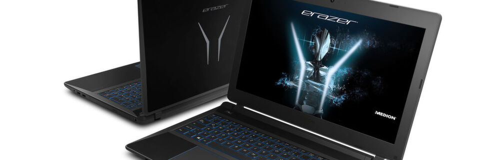 Das Display des Notebooks Erazer P6689 ist 15,6 Zoll groß und löst in Full HD auf. Das Display des Notebooks Erazer P6689 ist 15,6 Zoll groß und löst in Full HD auf.