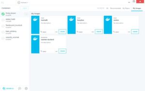 Das Docker GUI „Kitematic“ läuft unter macOS sowie Windows und wird über die Docker Toolbox installiert. Das Docker GUI „Kitematic“ läuft unter macOS sowie Windows und wird über die Docker Toolbox installiert.