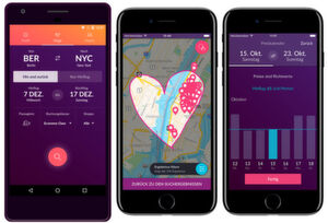 Die Momondo App besticht mit einer einfachen Flugsuche, der gewünschte Bereich für den Hotelaufenthalt lässt sich auf der Karte einzeichnen. Die Momondo App besticht mit einer einfachen Flugsuche, der gewünschte Bereich für den Hotelaufenthalt lässt sich auf der Karte einzeichnen.