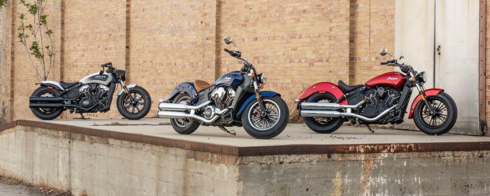 Scout Sixty, Scout und Scout Bobber werden für das Modelljahr 2019 neu ausgestattet. Scout Sixty, Scout und Scout Bobber werden für das Modelljahr 2019 neu ausgestattet.