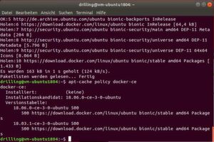 Für die Arbeit mit Docker wollen wir das Docker-Repository als Standard-Paketquelle definieren. Für die Arbeit mit Docker wollen wir das Docker-Repository als Standard-Paketquelle definieren.