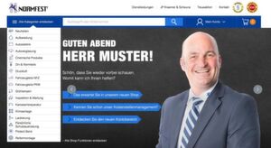 Das Foto zeigt die neue Personalisierungsfunktion des Webshops – somit wird jeder Kunde ganz individuell begrüßt. Das Foto zeigt die neue Personalisierungsfunktion des Webshops – somit wird jeder Kunde ganz individuell begrüßt.