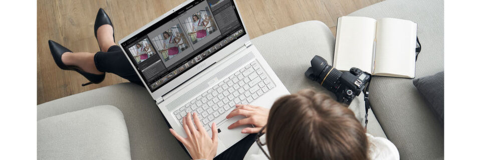 Das 15,6-Zoll-Notebook P65 Creator vereint einen Intel-Hexacore-Prozessor und eine Nvidia-Geforce-GTX-Grafikkarte in einem schlanken und dezenten Aluminium-Gehäuse. Das 15,6-Zoll-Notebook P65 Creator vereint einen Intel-Hexacore-Prozessor und eine Nvidia-Geforce-GTX-Grafikkarte in einem schlanken und dezenten Aluminium-Gehäuse.
