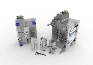 Das Werkzeug von Braunform mit patentierter Schnellwechselmechanik befriedigt den Bedarf nach zunehmender Produktindividualisierung bei geringeren Stückzahlen. Die eingesetzte Heißkanaltechnik von Günther mit elektrischem Antrieb stellt eine große Genauigkeit bei der Reproduktion sicher. Das Werkzeug von Braunform mit patentierter Schnellwechselmechanik befriedigt den Bedarf nach zunehmender Produktindividualisierung bei geringeren Stückzahlen. Die eingesetzte Heißkanaltechnik von Günther mit elektrischem Antrieb stellt eine große Genauigkeit bei der Reproduktion sicher.