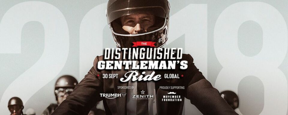 Am 30. September findet der Distinguished Gentleman’s Ride statt. Am 30. September findet der Distinguished Gentleman’s Ride statt.